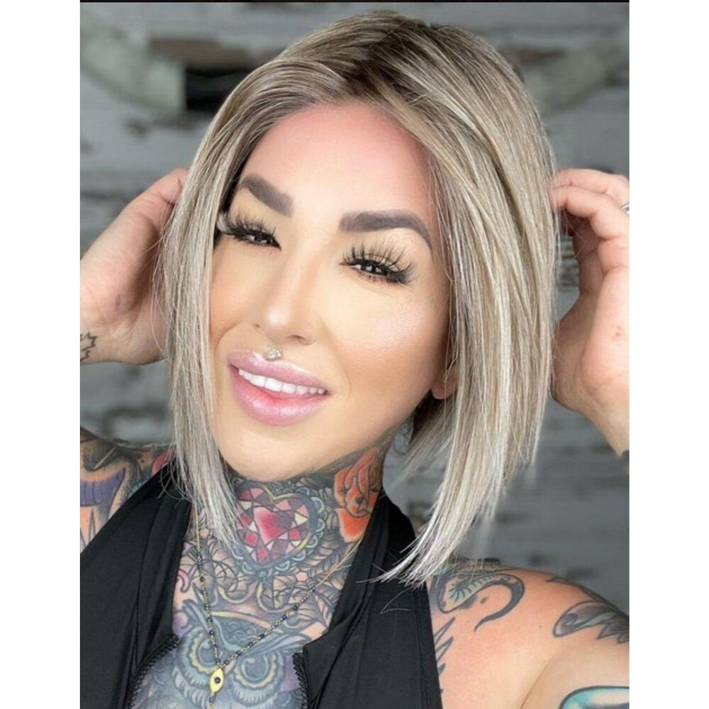 Rebel gypsy “Ocean of noise” luxury monofilament Human hair blend wig